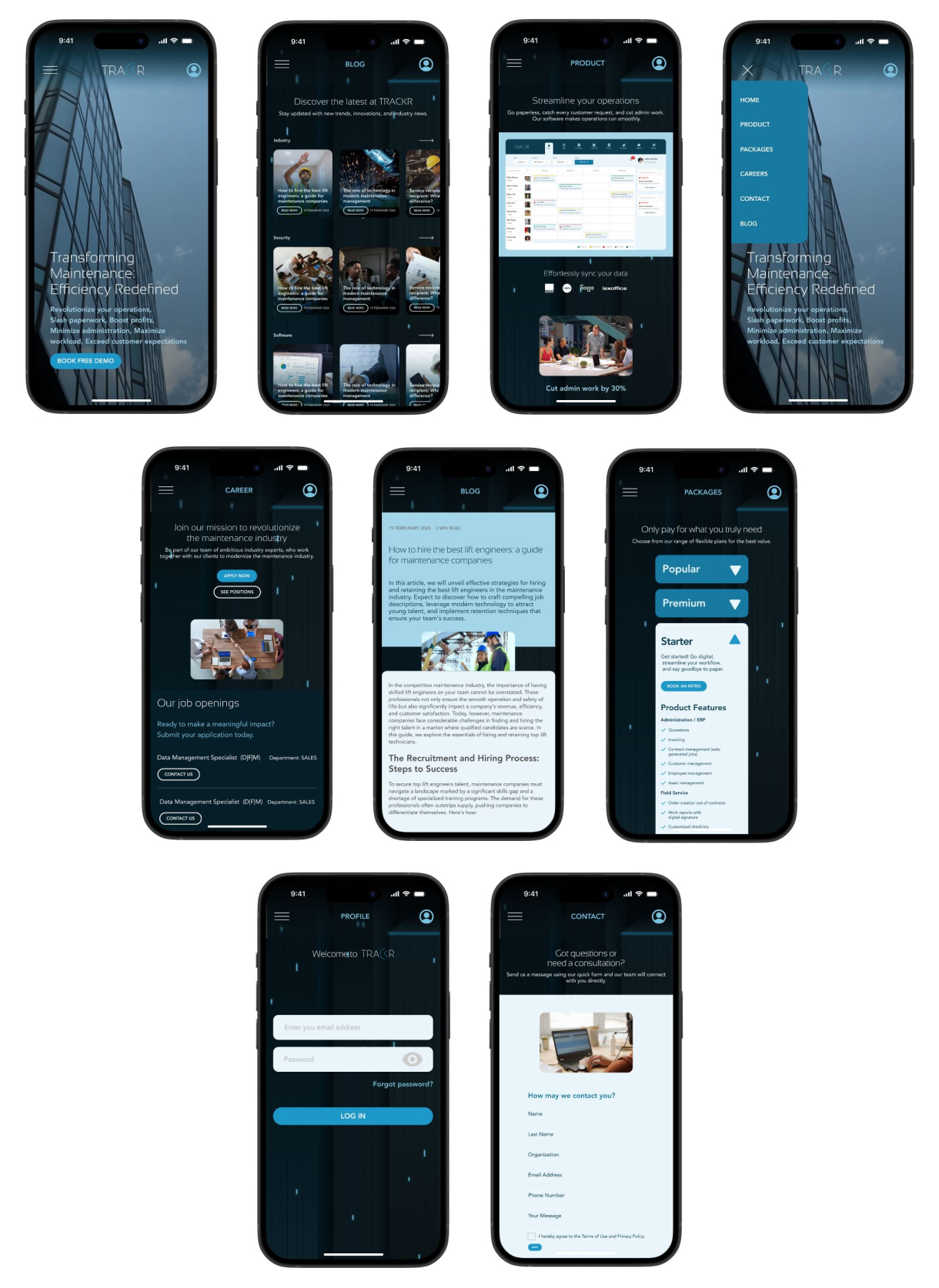 mobile screens